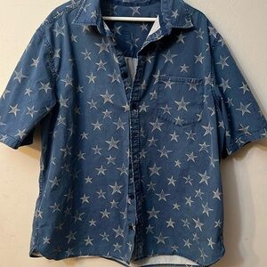 Mossimo XXL shirt starts canvas 100% cotton